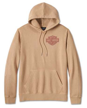 Harley-Davidson Hoodie Bar & Shield 3D tan braun 