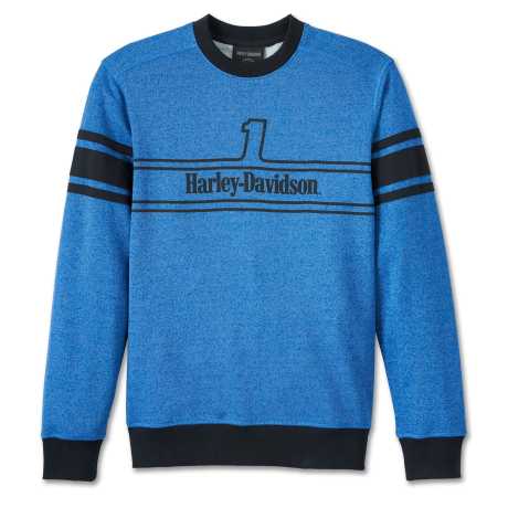 Harley-Davidson Sweatshirt #1 Racing blau 3XL