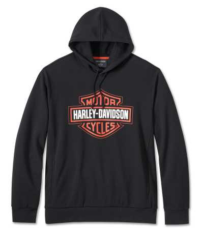 Harley-Davidson Hoodie Bar & Shield Tech schwarz 