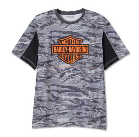 Harley-Davidson T-Shirt Factory Performance Camo grau 