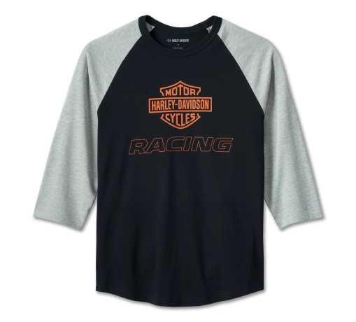 Harley-Davidson Raglan T-Shirt Factory Colorblock black/grey 