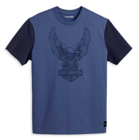 Harley-Davidson men´s T-Shirt Road Captain Colorblock blue 