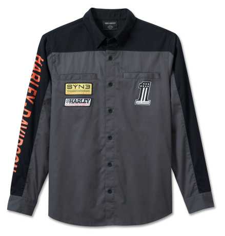 Harley-Davidson Shirt #1 Victory Colorblock grey M