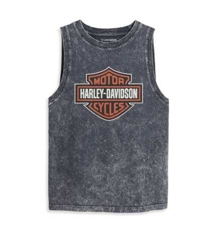 Harley-Davidson women´s Muscle Tank Chrome Warrior Vintage Wash grey L