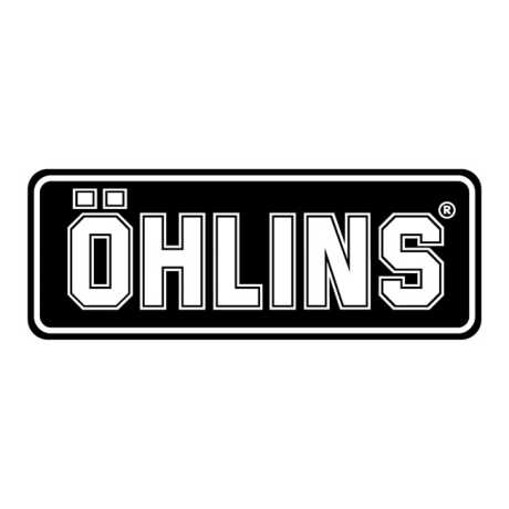 Öhlins Öhlins Logo Sticker black/white 74mm x 28mm  - 963163