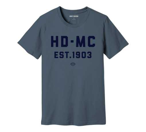H-D Motorclothes Harley-Davidson T-Shirt HD-MC Dust blau  - 96320-23VM