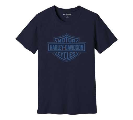 Harley-Davidson T-Shirt Bar & Shield blau 