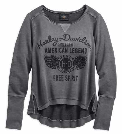 96338 19VW Harley Davidson Womens Sweatshirt Black 