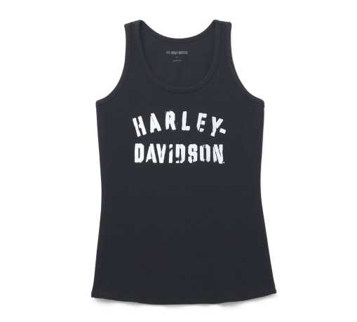 Harley-Davidson women´s Tank Top Ultra Classic Stencil Rib black 