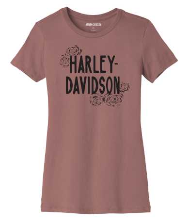 H-D Motorclothes Harley-Davidson Damen T-Shirt Forever Roses rosa  - 96438-23VW