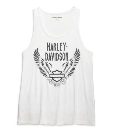 Harley-Davidson Tank Top Gathering Roses off-white L