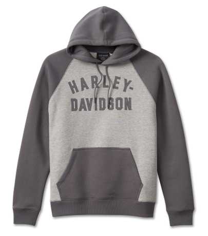 Harley-Davidson men´s Hoodie Staple Reglan heather grey 