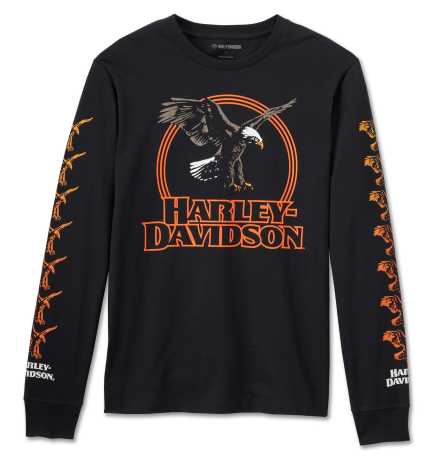 Harley-Davidson Longsleeve Rising Eagle schwarz 