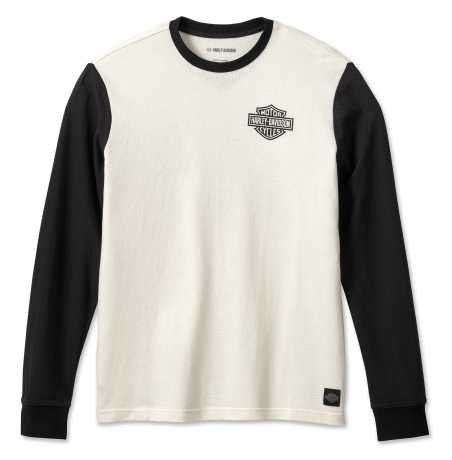 Harley-Davidson men´s Longsleeve Racing white/black 2XL