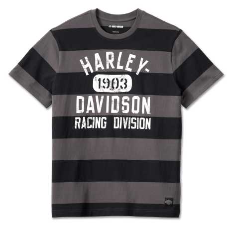 Harley-Davidson T-Shirt Racing Striped schwarz/grau 