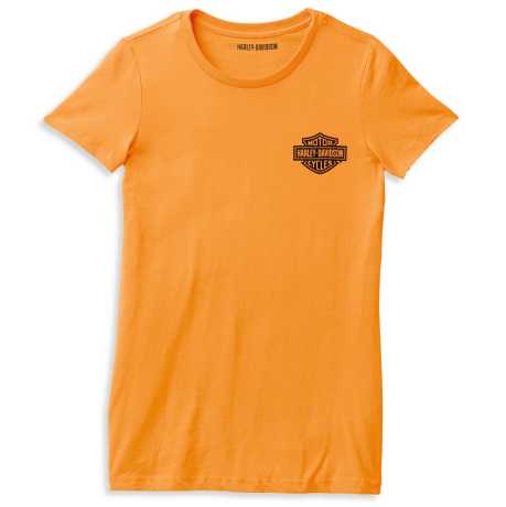 Harley-Davidson women´s T-Shirt Forever Flag Girl yellow 
