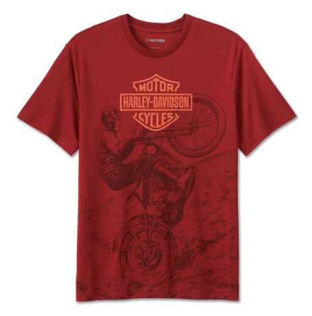 Harley-Davidson T-Shirt Freedom Machine Performance rot 