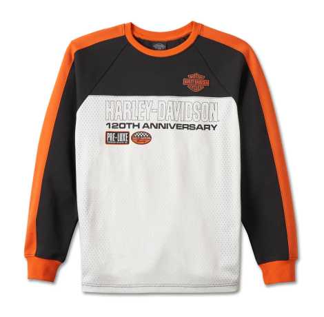 Harley-Davidson Jersey Shirt 120th Anniversary weiß/schwarz/orange 