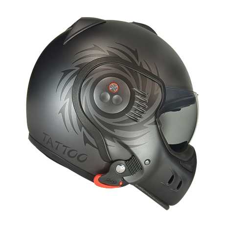 Roof Roof RO5 Boxxer V8 S Tattoo Helmet Matt Graphite grey  - 969953V