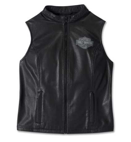Harley-Davidson women´s Leather Vest Factory Perforated 