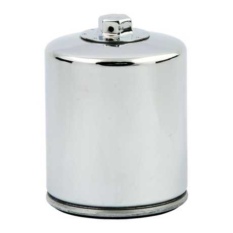 Motorcycle Storehouse MCS Spin-On Oil Filter Magnetic with Top Nut chrome  - 508543