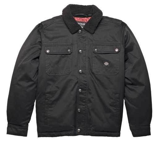 Harley-Davidson men´s Twill Jacket Milwaukee black 