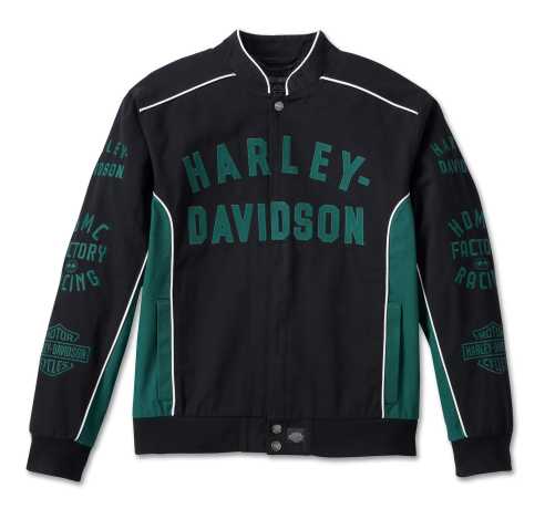 Harley-Davidson Team Sport Jacke schwarz/grün 