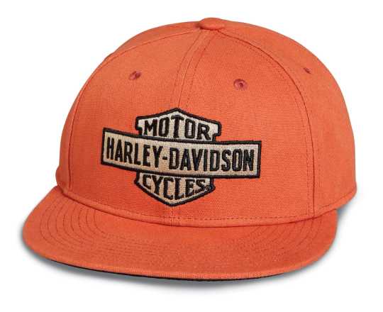 Harley-Davidson Baseball Cap Bar & Shield Canvas orange 