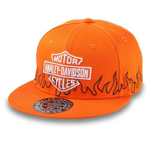 Harley-Davidson Baseball Cap Flames orange M
