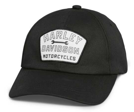 Harley-Davidson Baseball Cap Waxed Canvas black 