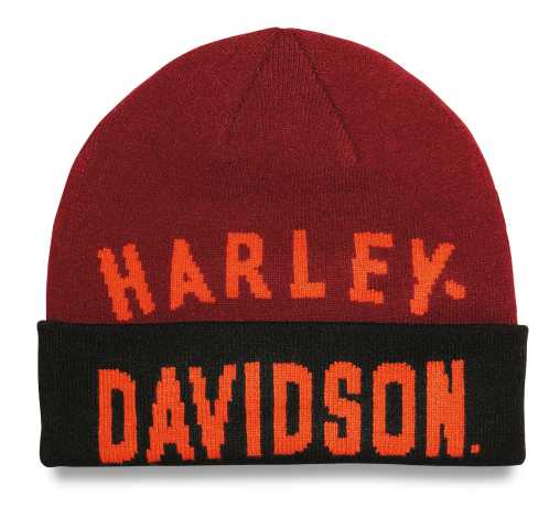 H-D Motorclothes Harley-Davidson Beanie Hat Staple red  - 97687-23VM