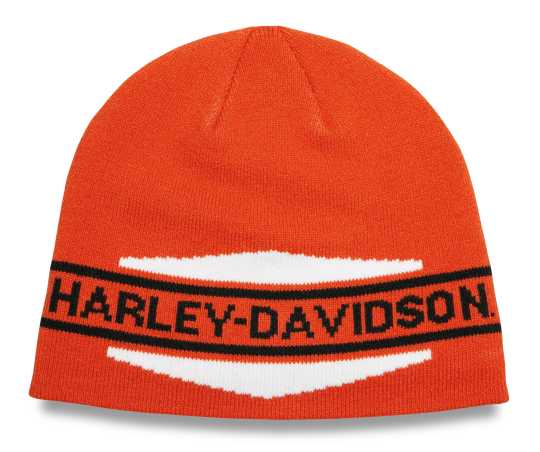 Harley-Davidson Beanie Mütze Tank orange 