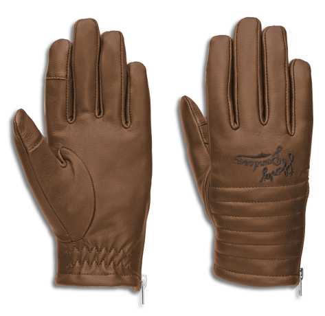Harley-Davidson women´s Leather Gloves Journey brown M