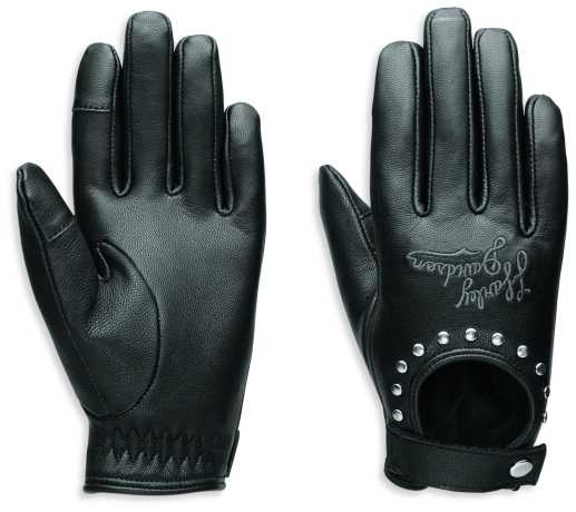 Harley-Davidson Damen Open Road Leder Handschuhe schwarz 