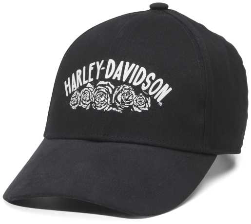 Harley-Davidson Damen Baseball Cap Ice Biker Embellished schwarz 
