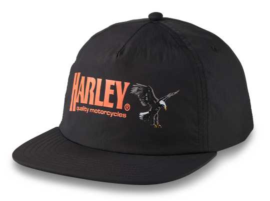Harley-Davidson Baseball Cap Rising Eagle Vintage schwarz 