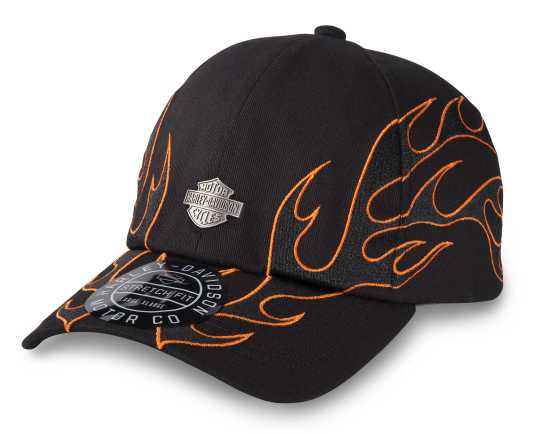 Harley-Davidson Baseball Cap Fuel to Flames schwarz 