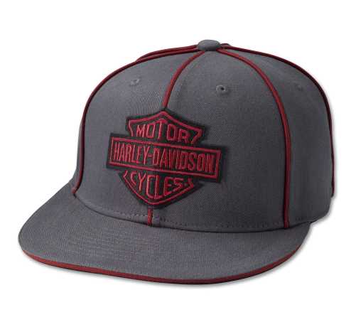 Harley-Davidson Bar & Shield Fitted Hat grau 