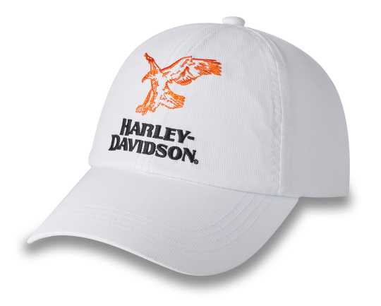 Harley-Davidson women´s Baseball Cap Rising Eagle Vintage Ripstop white 