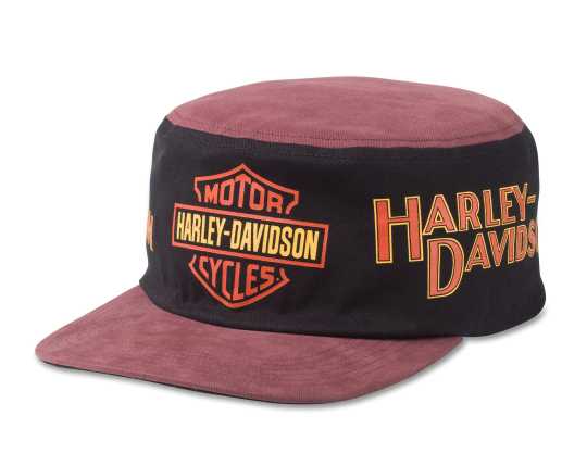 Harley-Davidson Pillbox Cap Bar & Shield Colorblocked 