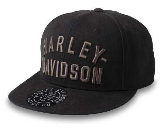 Harley-Davidson Washed Cap schwarz 