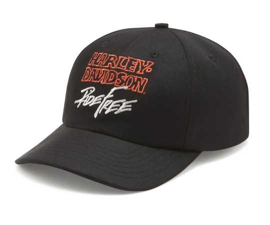Harley-Davidson Baseball Cap Willie G Ride Free! schwarz 
