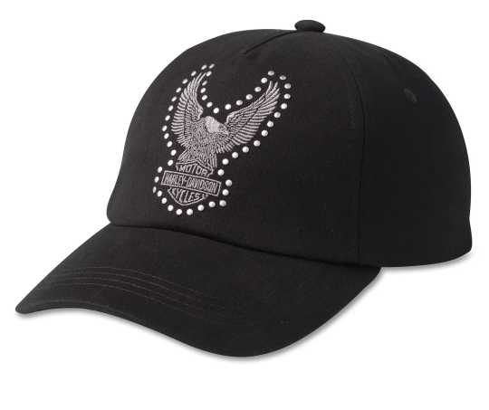 Harley-Davidson Damen Baseball Cap Embellished Eagle schwarz 