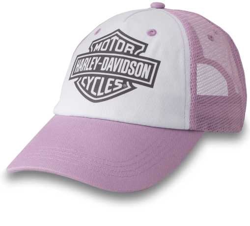 Harley-Davidson women´s Trucker Cap Special Bar & Shield pink 