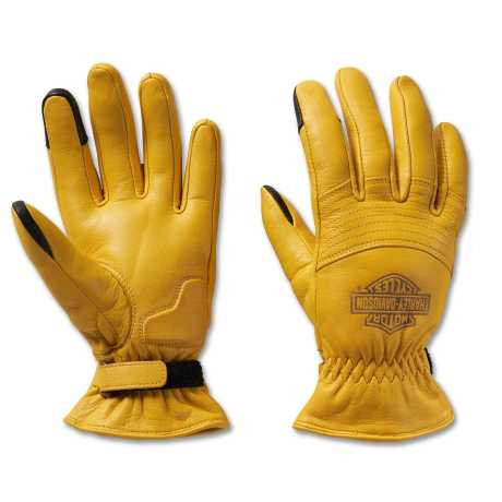 Harley-Davidson women´s Gloves Work leather yellow 