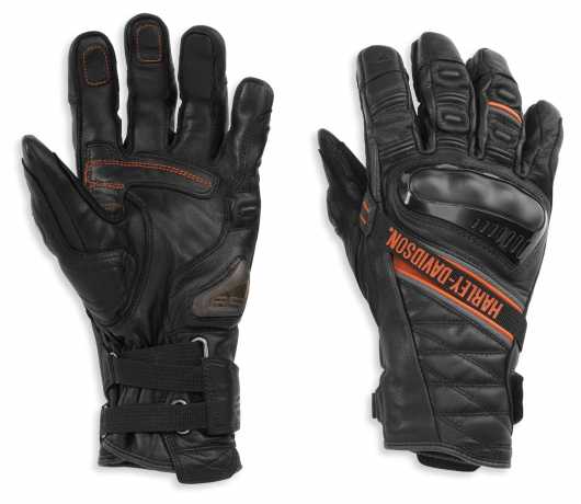 H-D Motorclothes Harley-Davidson Men's Passage Adventure Gauntlet Gloves  - 98182-21VM