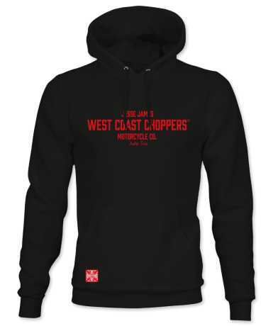 West Coast Choppers West Coast Choppers Austin Hoodie Black/Red XL - 982834