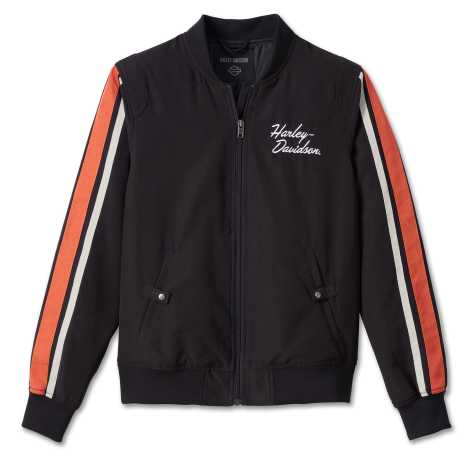 Harley-Davidson women´s Bomber Jacket Iconic Sleeve Stripe 