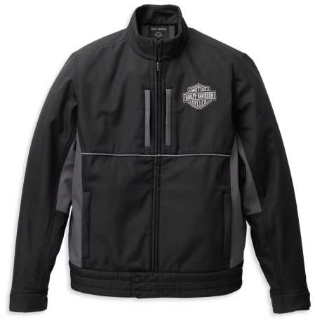 H-D Motorclothes Harley-Davidson Softshell Jacke Bar & Shield schwarz/grau  - 98405-22VM