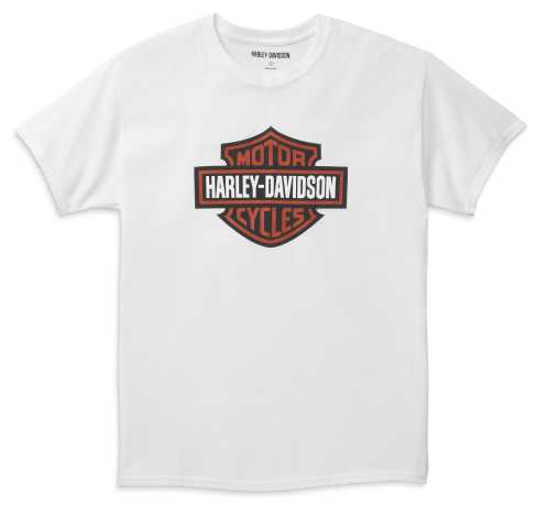 Harley-Davidson T-Shirt Bar & Shield weiß 